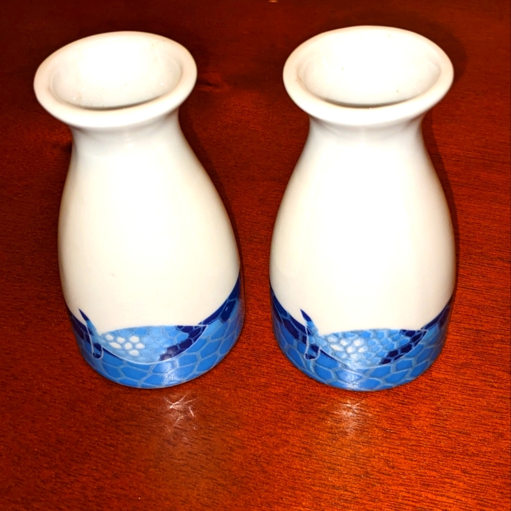 Corona Hotel Porcelain Mini Vases